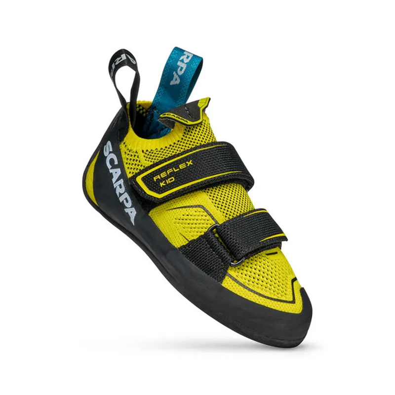 Scarpa Reflex Kid Climbing Shoe in Yellow/Black-6
