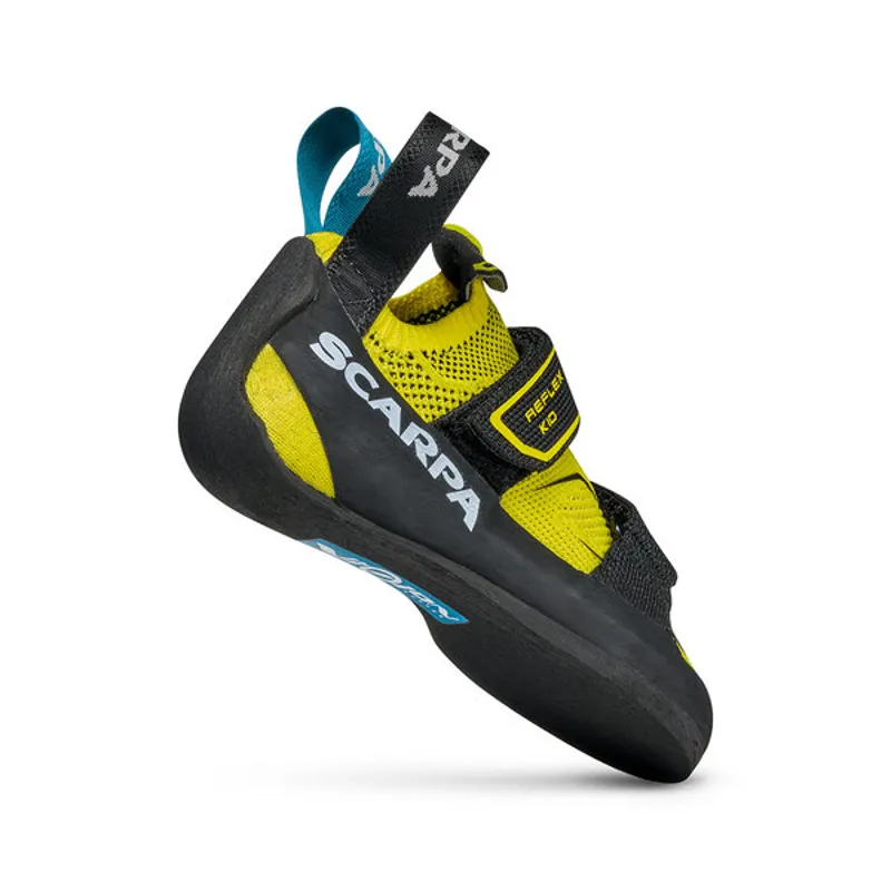 Scarpa Reflex Kid Climbing Shoe in Yellow/Black-4