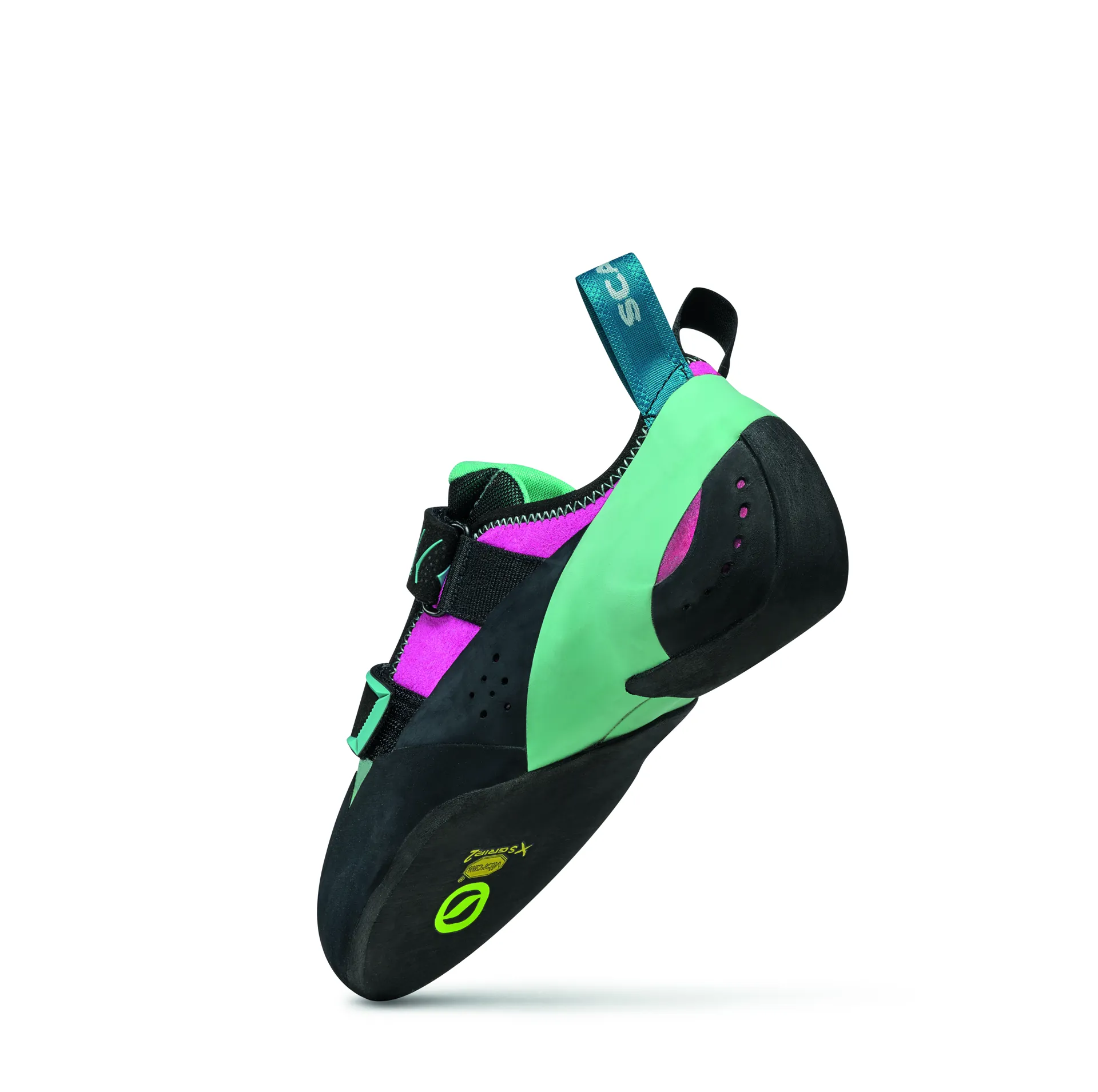 Scarpa Vapour V Women's Climbing Shoe Dahlia/Aqua