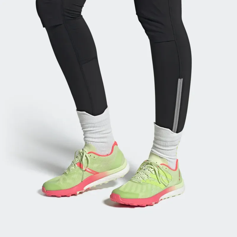 adidas Terrex Speed Ultra Women's Trail Running Shoe in Almost Lime/Pulse Lime/Turbo-13