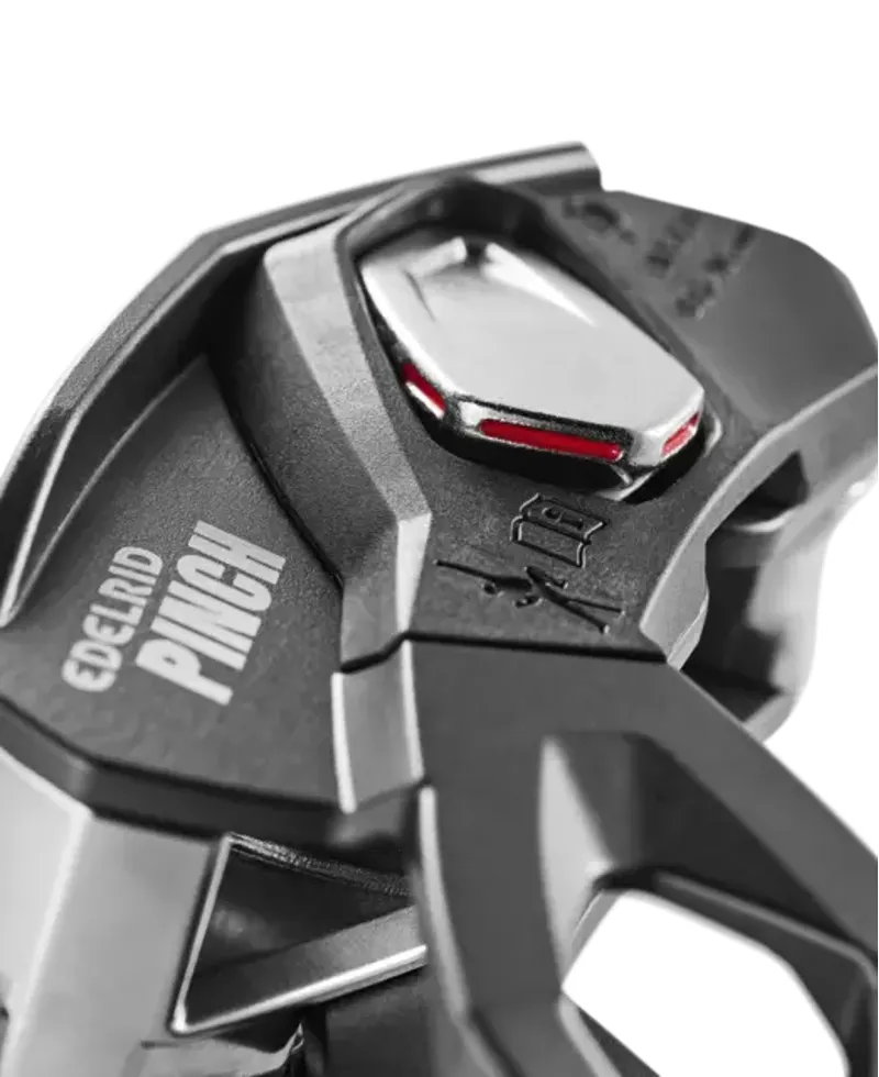 Edelrid Pinch Belay Device in Anthracite/Oasis -12