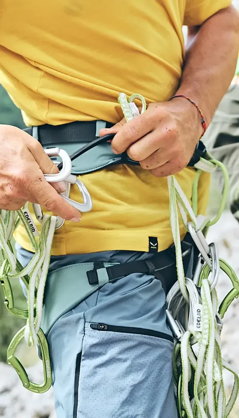 Edelrid Sendero II Climbing Harness in Mineral Blue-3