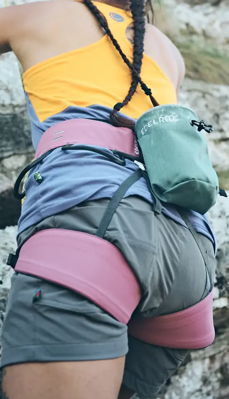 Edelrid Autana II Women's Climbing Harness in Raspberry-8