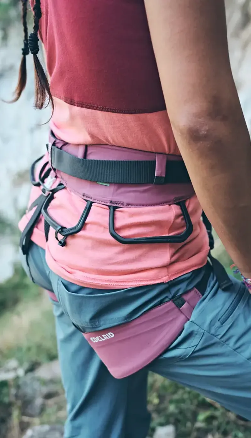 Edelrid Autana II Women's Climbing Harness in Raspberry-7