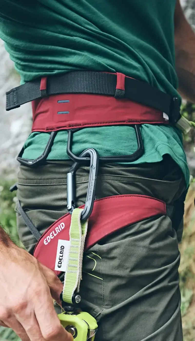 Edelrid Sirana TC II Climbing Harness in Beetroot-7