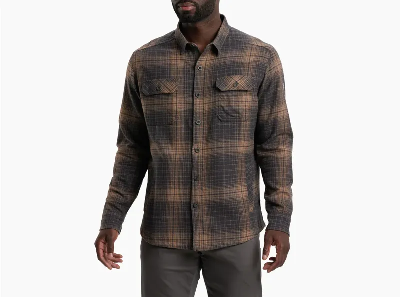Kuhl Deviatr Shirt-Jac Men's Flannel in Driftwood