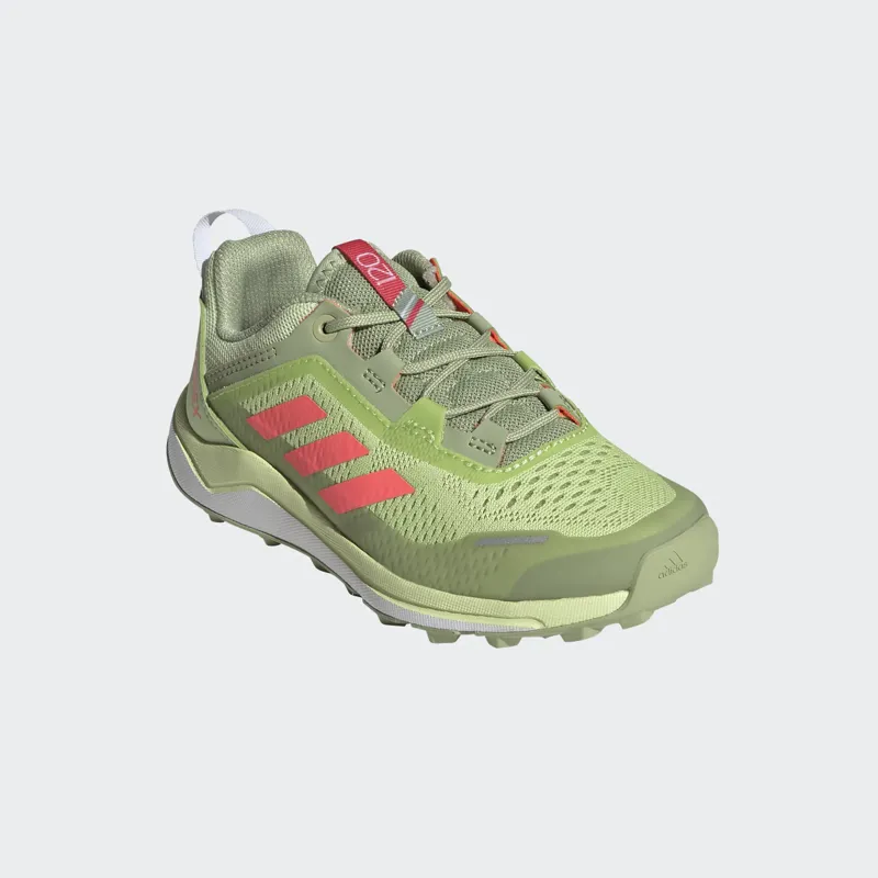 adidas Terrex Agravic Flow Kid's Trail Running Shoe in Pullim/Turbo/Ftwwht-4