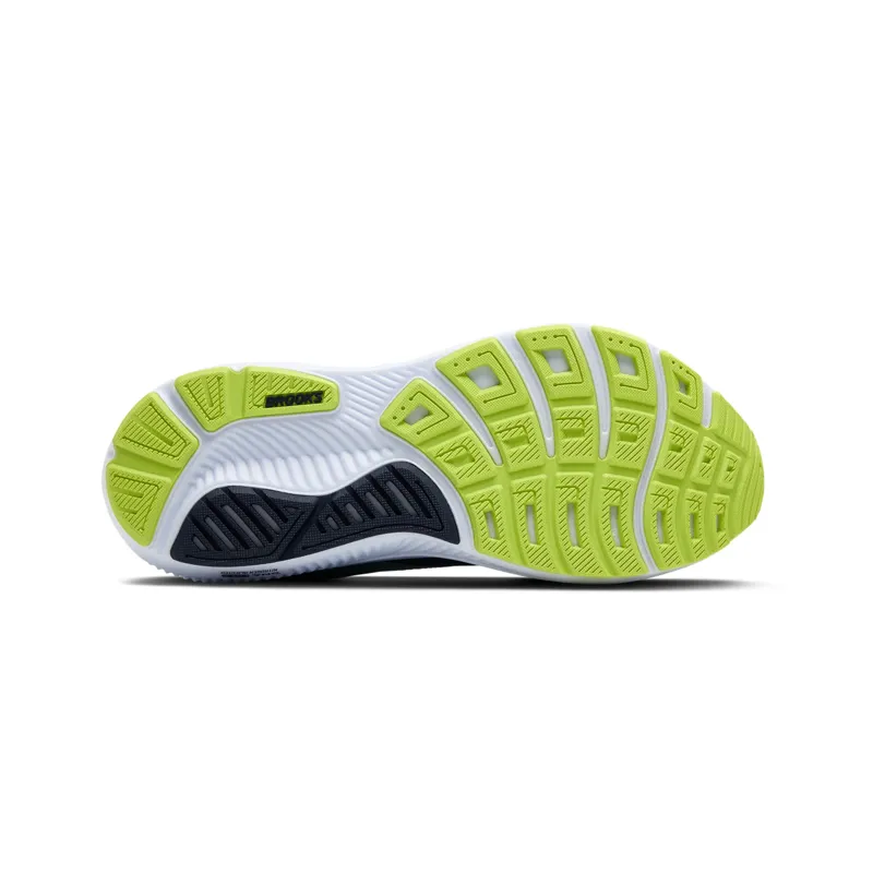 Brooks Ghost 17 Men's Road Running Shoe in Peacoat/Lime/Blue-3