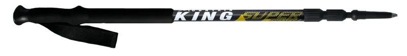 Mountain King Super Trekker Standard Singular Walking Pole in Black
