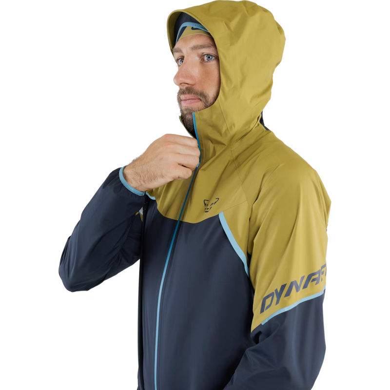 Dynafit Alpine GTX Men's Waterproof Running Jacket in Army-8