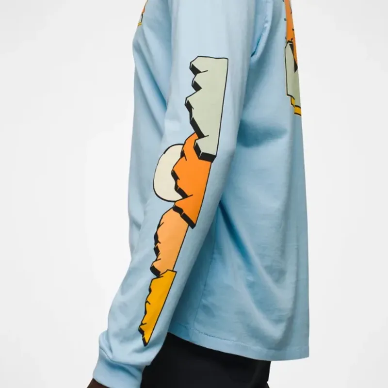 prAna Men's Everyday Graphic LS Tee in Crescent Bay Stacks-2