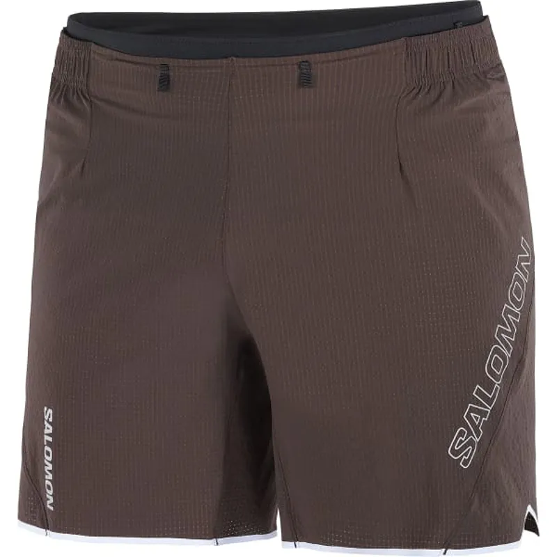 Salomon Sense Aero 7inch Men's Running Shorts in Coffee Bean