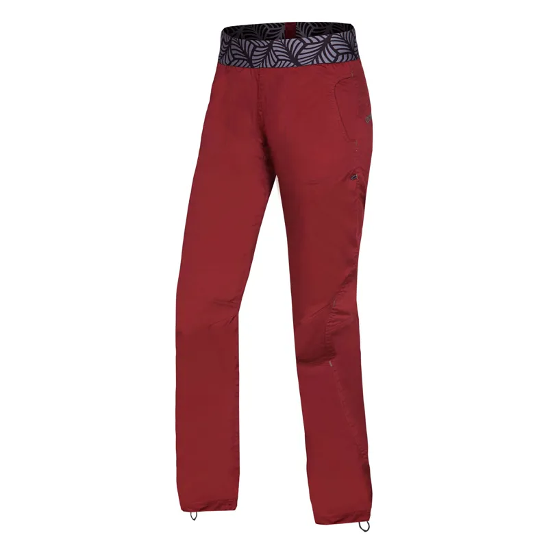 Ocun Pantera Organic Pant Women's Climbing Trouser in Wine Syrah