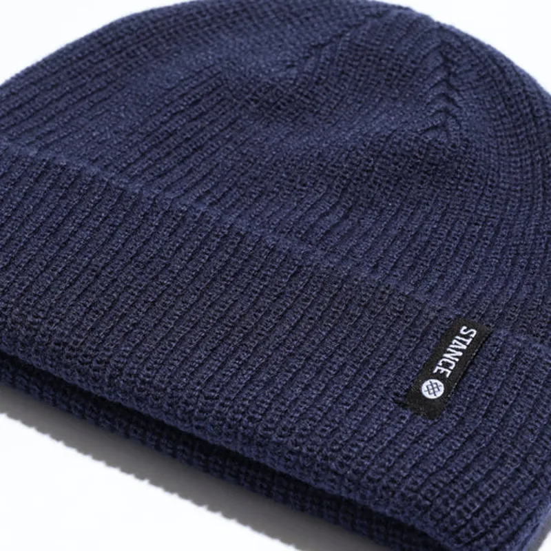 Stance Icon 2 Beanie Shallow Fit in Navy-1
