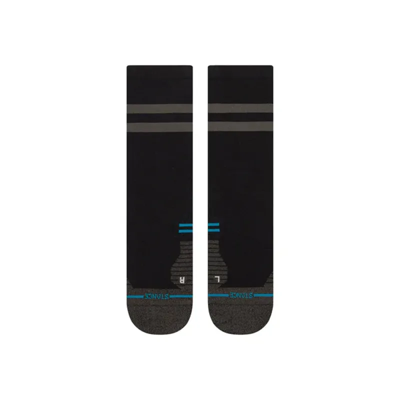 Stance Franchise Crew Unisex Running Sock in Black-1