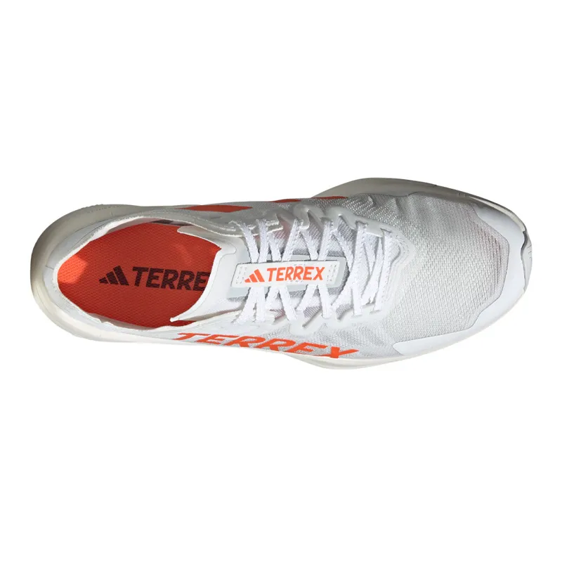 adidas Terrex Agravic Speed Men's Trail Running Shoe in Dash Grey/Impact Orange/Cloud White -5