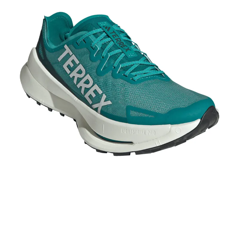 adidas Terrex Agravic Speed Ultra Men's Trail Running Shoe in Pure Teal/Grey One/Aurora Ivy-4