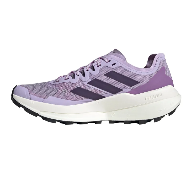 adidas Terrex Agravic Speed Women's Trail Running Shoe in Powder Plum/Aurora Plum/Lu Red-2