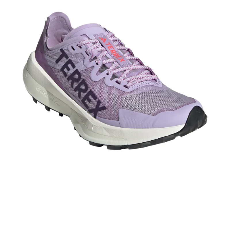 adidas Terrex Agravic Speed Women's Trail Running Shoe in Powder Plum/Aurora Plum/Lu Red-4