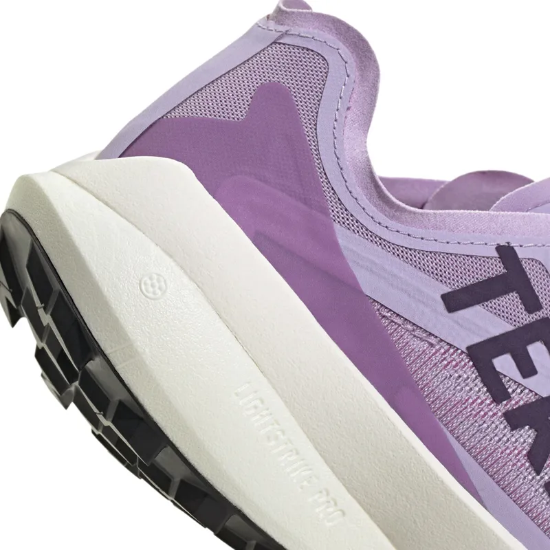 adidas Terrex Agravic Speed Women's Trail Running Shoe in Powder Plum/Aurora Plum/Lu Red-6