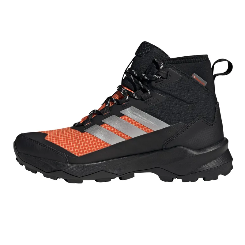 adidas Terrex Skychaser AX5 MID GTX CLIMA Men's Fast-Hike Boots in Core Black/Silver Metallic/Semi Impact orange-2