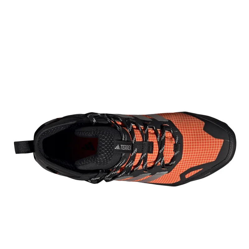 adidas Terrex Skychaser AX5 MID GTX CLIMA Men's Fast-Hike Boots in Core Black/Silver Metallic/Semi Impact orange-3
