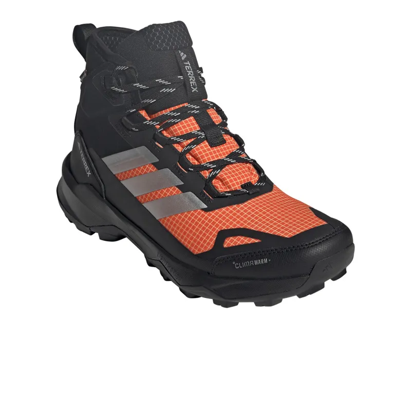 adidas Terrex Skychaser AX5 MID GTX CLIMA Men's Fast-Hike Boots in Core Black/Silver Metallic/Semi Impact orange-4