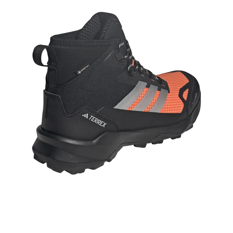 adidas Terrex Skychaser AX5 MID GTX CLIMA Men's Fast-Hike Boots in Core Black/Silver Metallic/Semi Impact orange-5