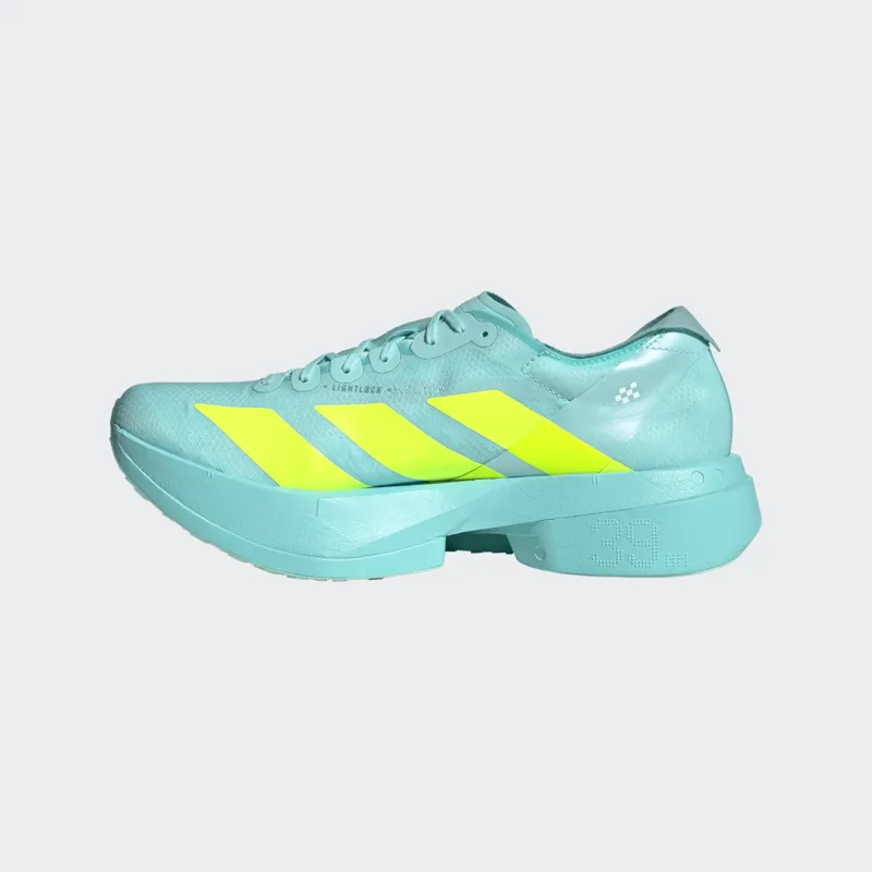 adidas Adizero Adios Pro 4 Men's Road Running Shoe in Flash Aqua/Lucid Lemon/Mint Ton -4