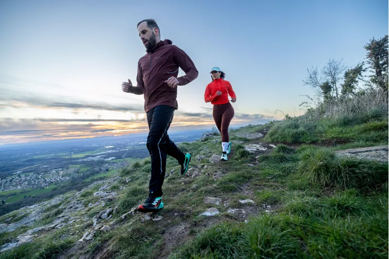 Salomon Sense Ride 5 Men's Trail Running Shoe in Black/Bay/Cherry Tomato-10