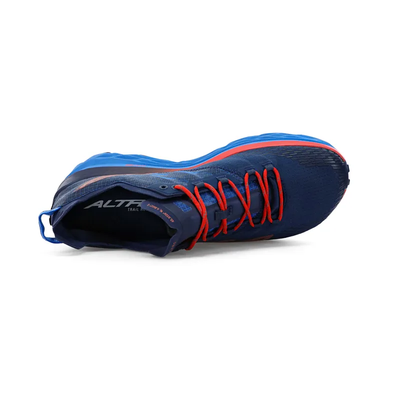 Altra Mont Blanc Men's Trail Running Shoe in Blue/Red-2
