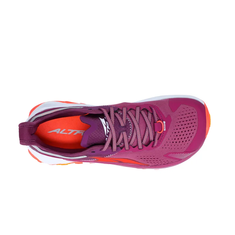 Altra Olympus 5 Women's Trail Running Shoe in Purple/Orange-1