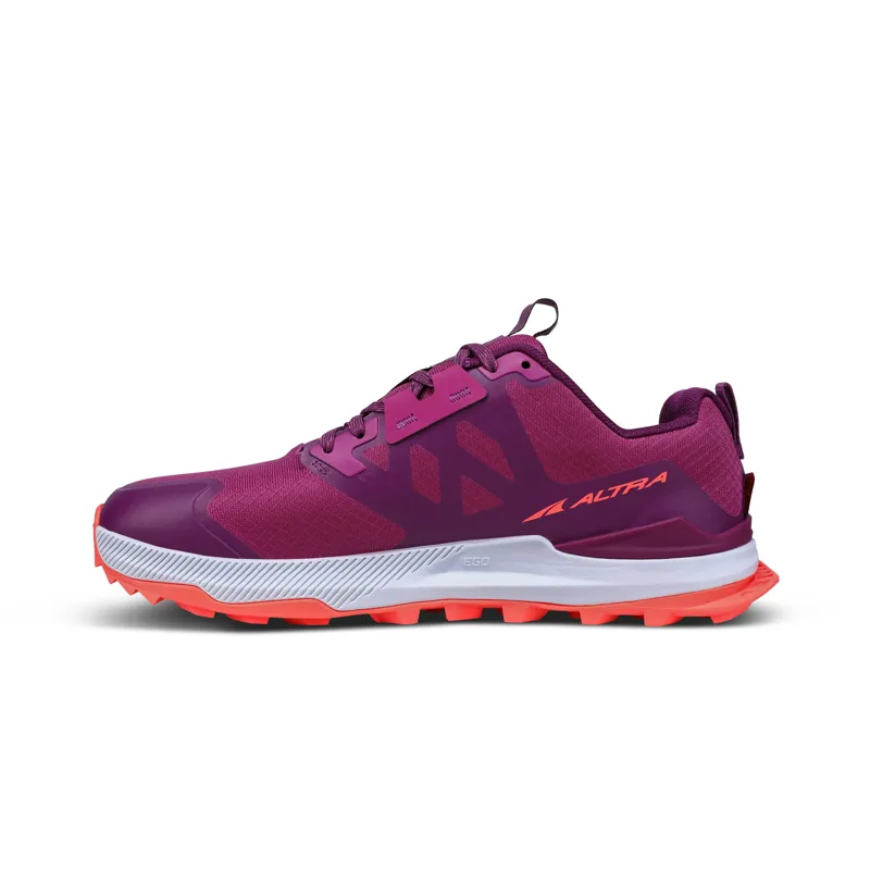 Altra Lone Peak 7 Women's Trail Running Shoe in Purple/Orange-3