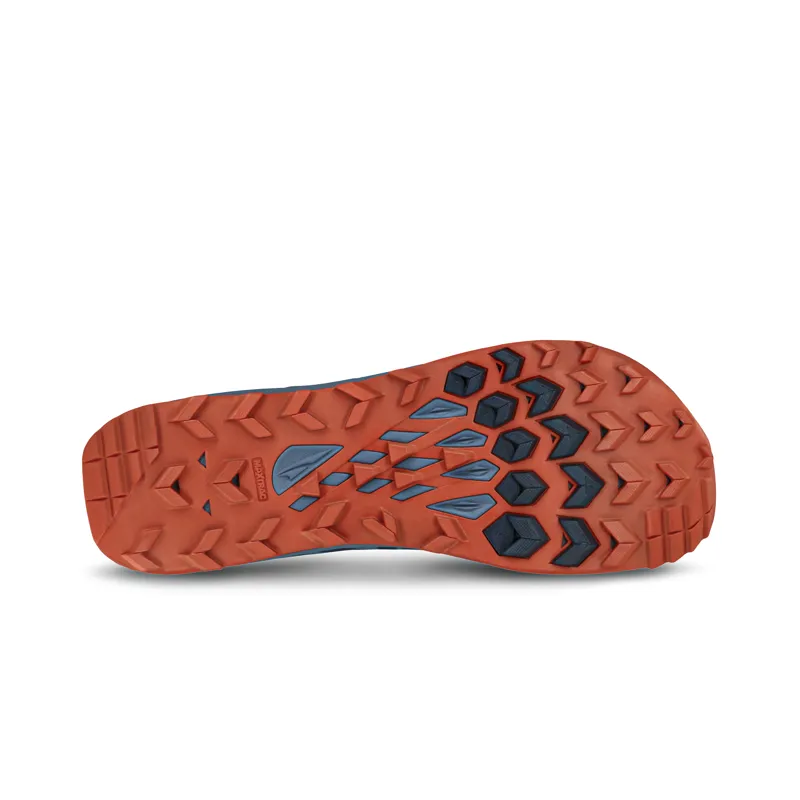 Altra Lone Peak 8 Men's Trail Running Shoe in Blue/Orange-1