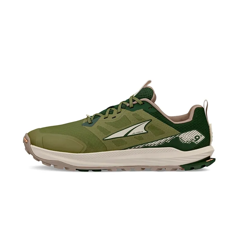 Altra Lone Peak 9+ Men's Trail Running Shoe in Green -2