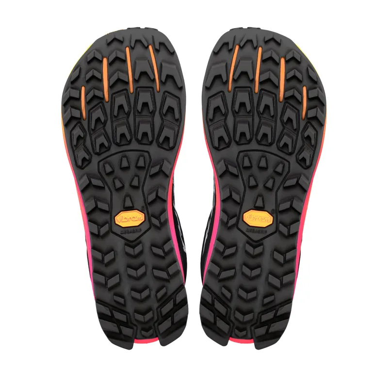 Altra Lone Peak 9+ Women's Trail Running Shoe in Black/Knockout Pink/White-2