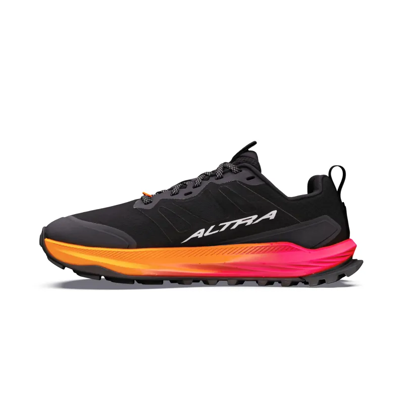 Altra Lone Peak 9+ Women's Trail Running Shoe in Black/Knockout Pink/White-3