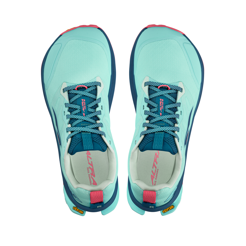 Altra Lone Peak 9+ Women's Trail Running Shoe in Teal-2