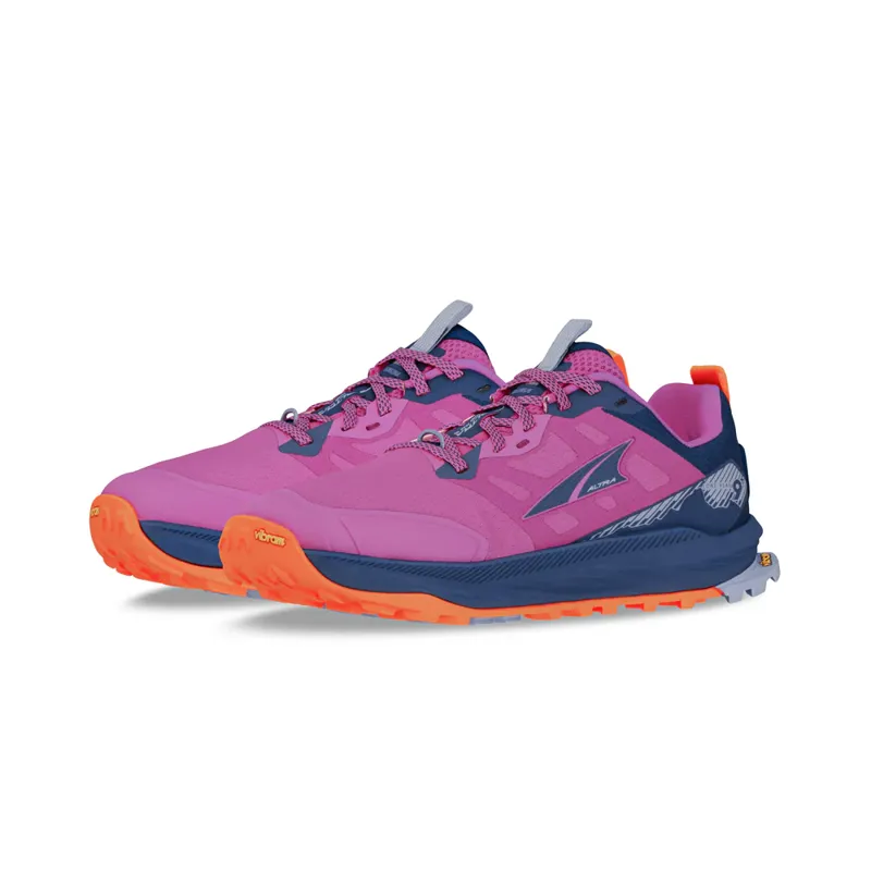 Altra Lone Peak 9+ Women's Trail Running Shoe in Purple/Orange -3