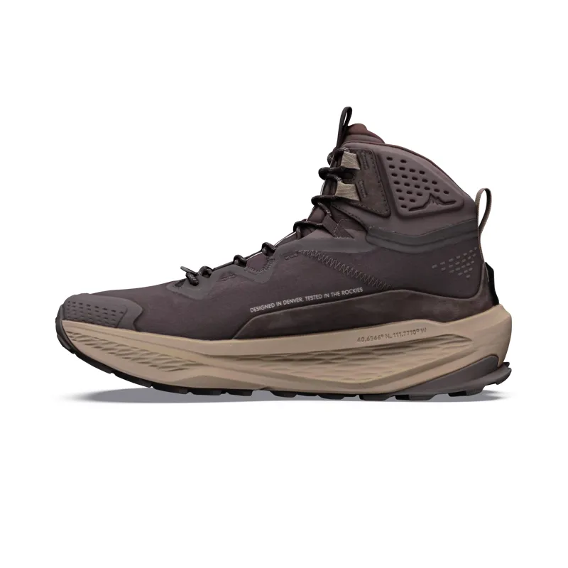 Altra Olympus 7 Mid GTX Hiker Men's Hiking Boot in Chocolate Brown-3