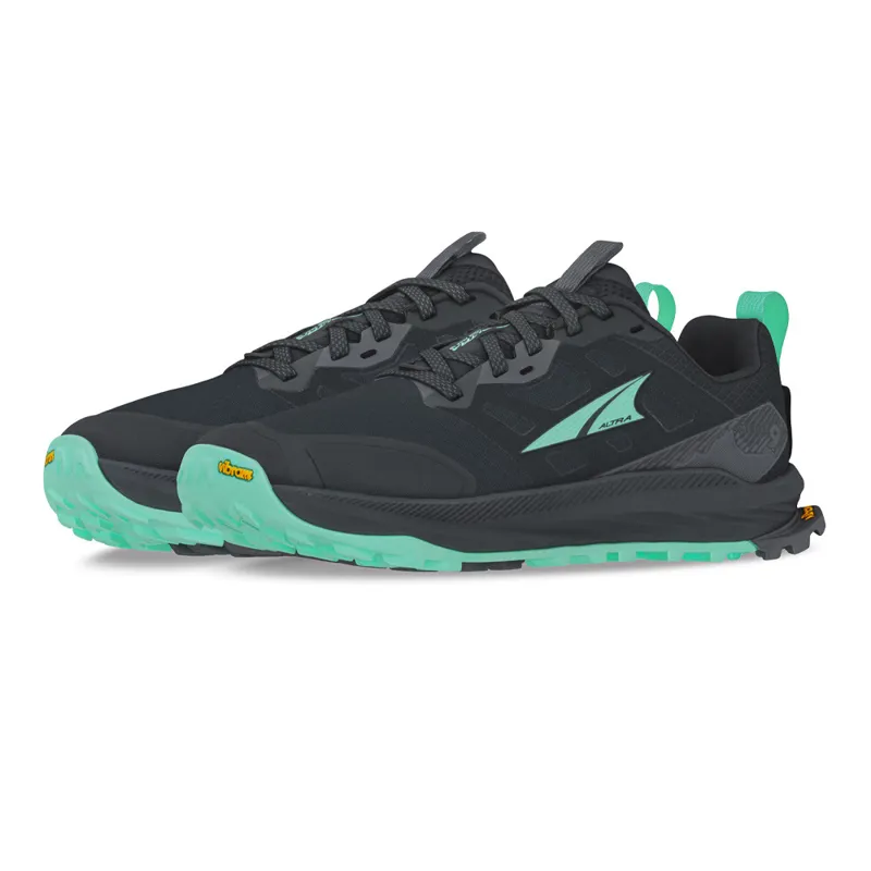 Altra Lone Peak 9+ Women's Trail Running Shoe in Teal/Black -4