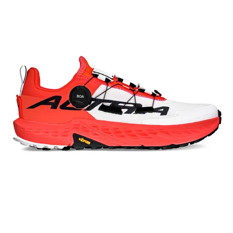 Altra Timp 5 BOA Men's Trail Running Shoe in White/Coral