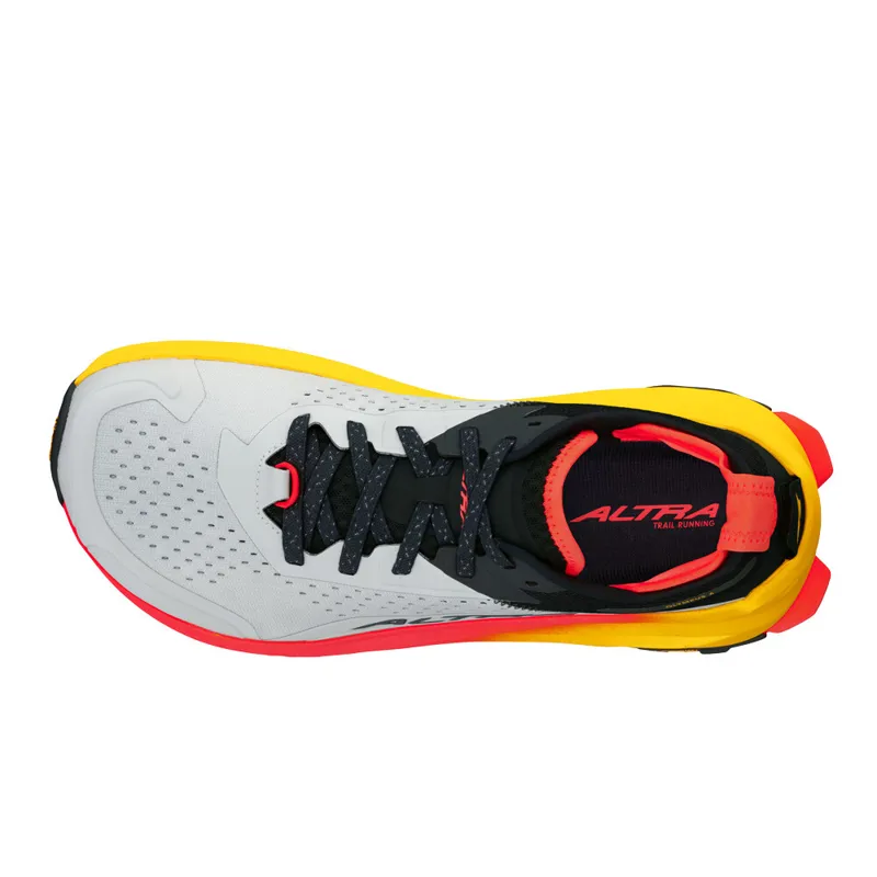 Altra Olympus 6 Men's Trail Running Shoe in Grey/Red-3