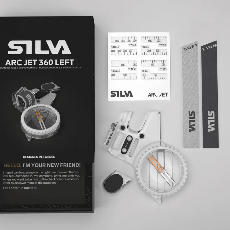 Silva Arc Jet 360 Thumb Compass in Left-Hand-8