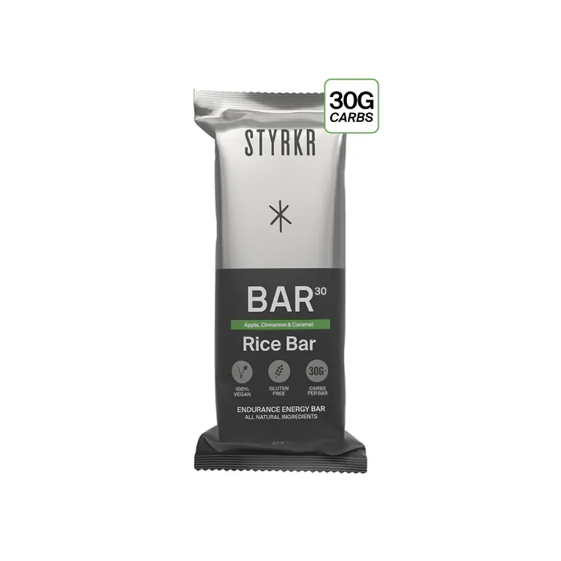 Styrkr BAR30 Apple Cinnamon and Caramel Energy Bar 