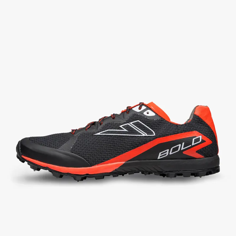 VJ Sport Bold XI Unisex Orienteering Shoe in Black/Red-1