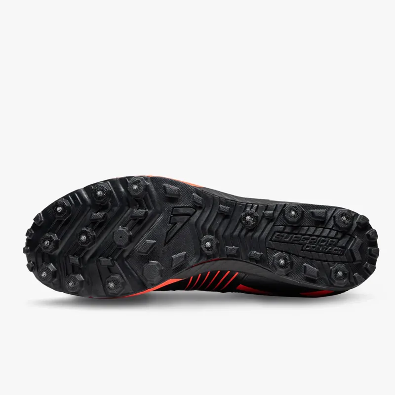 VJ Sport Bold XI Unisex Orienteering Shoe in Black/Red-2