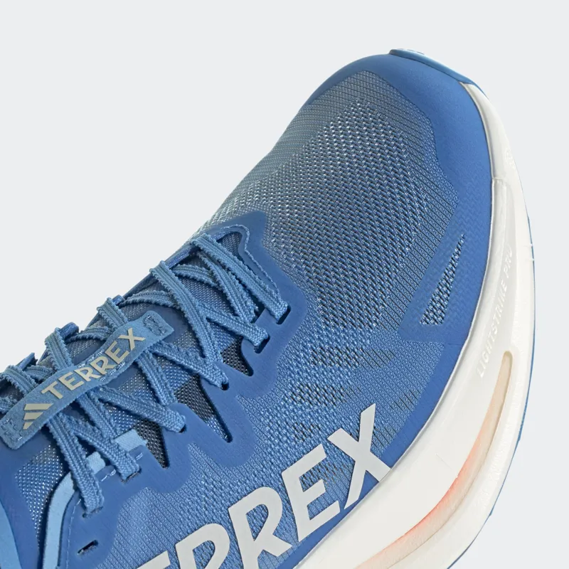 adidas Terrex Agravic Speed Ultra Men's Trail Running Shoe in Pulse Blue/Grey One/Semi Impact Orange-6