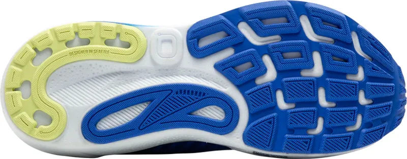Brooks Adrenaline GTS 24 Wide Men's Road Running Shoe in Cobalt/Neo Yellow/Peacoat-1