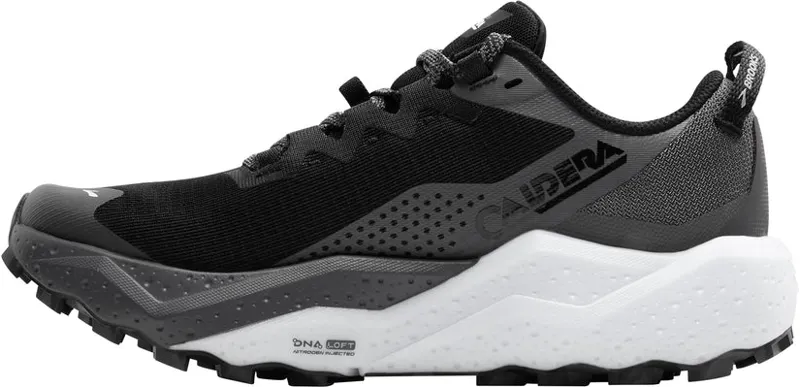 Brooks Caldera 8 Women's Trail Running Shoe in Black/Blackened Pearl/White-2